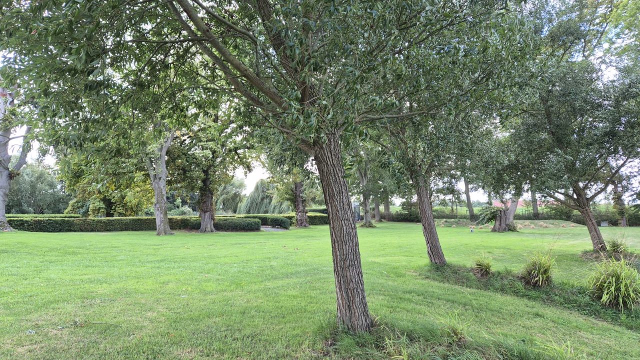 Zicht op het terrein van de dagopvang in Rilland
